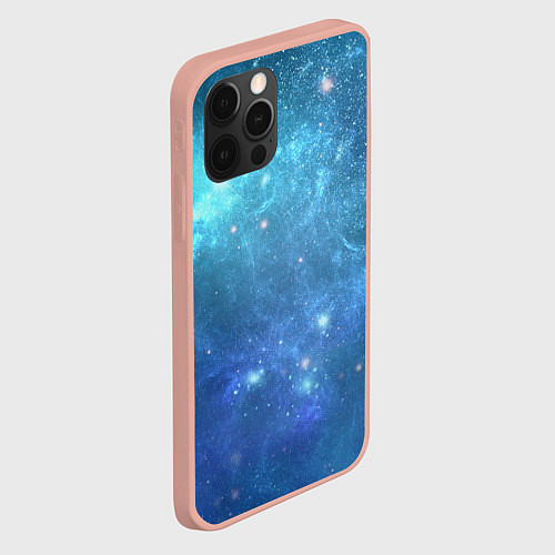 Чехол iPhone 12 Pro Max Космос / 3D-Светло-розовый – фото 2