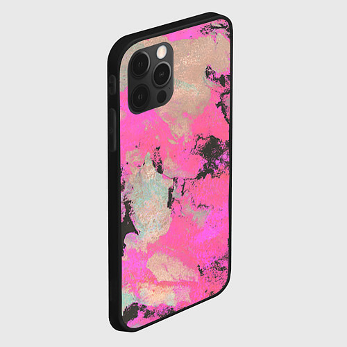 Чехол iPhone 12 Pro Max Краска / 3D-Черный – фото 2