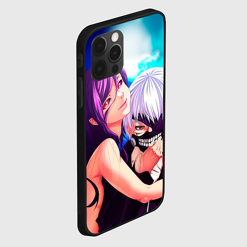 Чехол iPhone 12 Pro Max Токийский Гуль / 3D-Черный – фото 2
