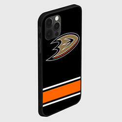 Чехол для iPhone 12 Pro Max Anaheim Ducks Selanne, цвет: 3D-черный — фото 2