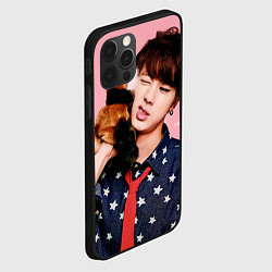 Чехол для iPhone 12 Pro Max BTS: Love Me, цвет: 3D-черный — фото 2