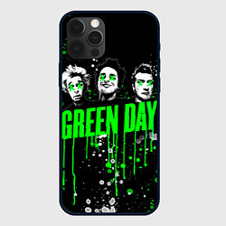 Чехол для iPhone 12 Pro Max Green Day: Acid Colour, цвет: 3D-черный