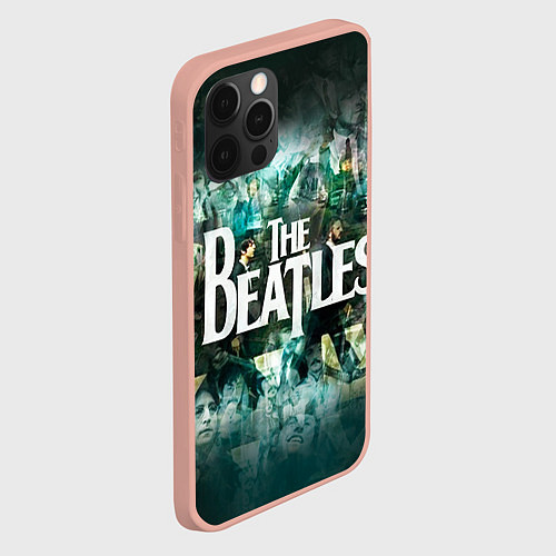 Чехол iPhone 12 Pro Max The Beatles Stories / 3D-Светло-розовый – фото 2