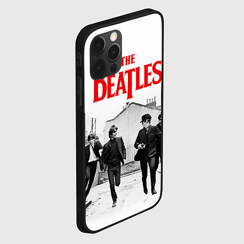 Чехол iPhone 12 Pro Max The Beatles: Break / 3D-Черный – фото 2