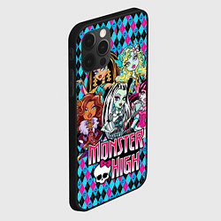 Чехол для iPhone 12 Pro Max Monster High, цвет: 3D-черный — фото 2