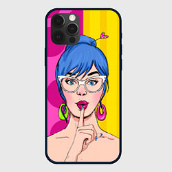 Чехол для iPhone 12 Pro Max POP ART, цвет: 3D-черный