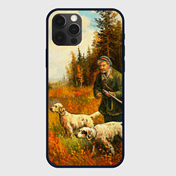 Чехол для iPhone 12 Pro Max Охота на утку, цвет: 3D-черный