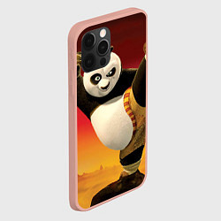 Чехол для iPhone 12 Pro Max Кунг фу панда, цвет: 3D-светло-розовый — фото 2