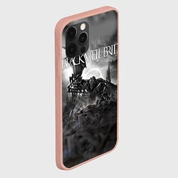 Чехол для iPhone 12 Pro Max Black Veil Brides: Faithless, цвет: 3D-светло-розовый — фото 2