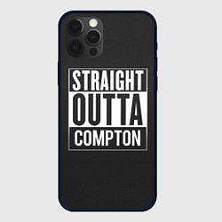 Чехол для iPhone 12 Pro Max Straight Outta Compton, цвет: 3D-черный
