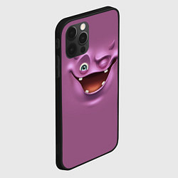 Чехол для iPhone 12 Pro Max Пластилиновый смайл, цвет: 3D-черный — фото 2