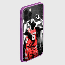 Чехол для iPhone 12 Pro Max Баскетболист NBA, цвет: 3D-сиреневый — фото 2