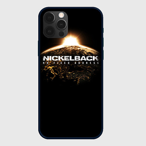 Чехол iPhone 12 Pro Max Nickelback: No fixed address / 3D-Черный – фото 1