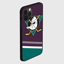 Чехол для iPhone 12 Pro Max Anaheim Ducks Selanne, цвет: 3D-черный — фото 2