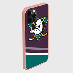 Чехол для iPhone 12 Pro Max Anaheim Ducks Selanne, цвет: 3D-светло-розовый — фото 2