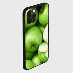 Чехол для iPhone 12 Pro Max Яблочная, цвет: 3D-черный — фото 2