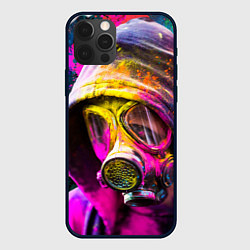 Чехол для iPhone 12 Pro Max Индуистский фестиваль красок, цвет: 3D-черный