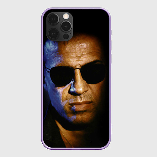 Чехол iPhone 12 Pro Max Адриано Челентано / 3D-Сиреневый – фото 1