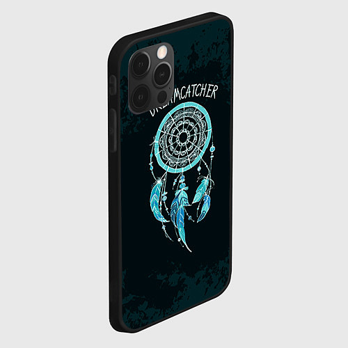 Чехол iPhone 12 Pro Max Dreamcatcher / 3D-Черный – фото 2