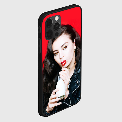 Чехол iPhone 12 Pro Max Charli XCX / 3D-Черный – фото 2