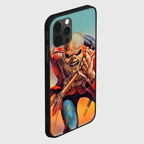 Чехол iPhone 12 Pro Max Iron Maiden: Crash arrow / 3D-Черный – фото 2
