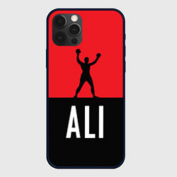 Чехол для iPhone 12 Pro Max Ali Boxing, цвет: 3D-черный