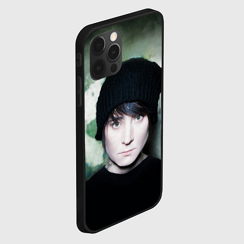 Чехол iPhone 12 Pro Max Zemfira / 3D-Черный – фото 2