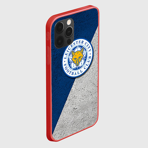 Чехол iPhone 12 Pro Max Leicester City FC / 3D-Красный – фото 2