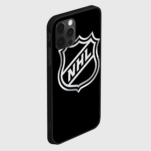 Чехол iPhone 12 Pro Max NHL / 3D-Черный – фото 2