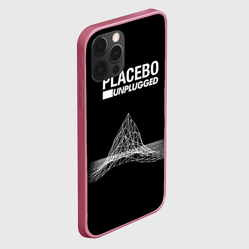 Чехол iPhone 12 Pro Max Placebo: Unplugged / 3D-Малиновый – фото 2