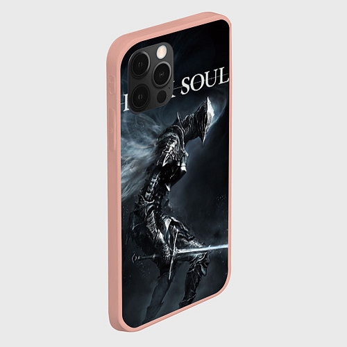 Чехол iPhone 12 Pro Max Dark Souls / 3D-Светло-розовый – фото 2