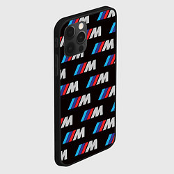 Чехол для iPhone 12 Pro Max BMW M, цвет: 3D-черный — фото 2