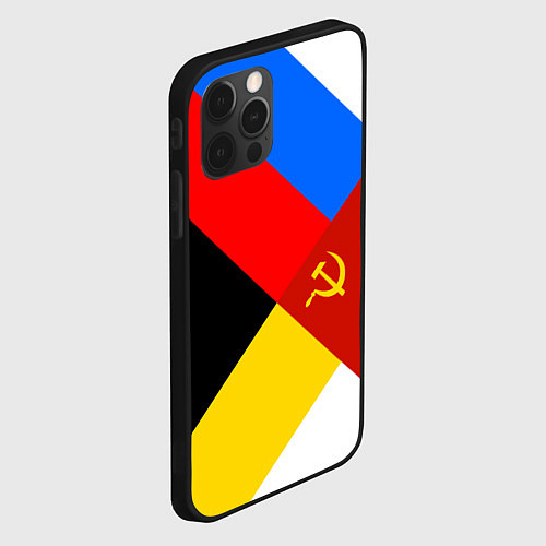Чехол iPhone 12 Pro Max Вечная Россия / 3D-Черный – фото 2