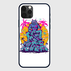 Чехол для iPhone 12 Pro Max Hotline Miami: Throne, цвет: 3D-черный