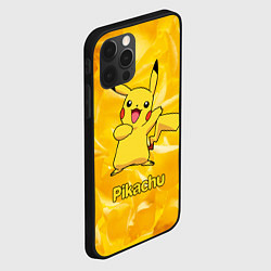 Чехол для iPhone 12 Pro Pikachu, цвет: 3D-черный — фото 2