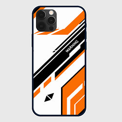 Чехол для iPhone 12 Pro CS:GO Asiimov P90 Style, цвет: 3D-черный