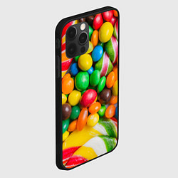 Чехол для iPhone 12 Pro Сладкие конфетки, цвет: 3D-черный — фото 2