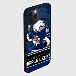 Чехол для iPhone 12 Pro Toronto Maple Leafs, цвет: 3D-черный — фото 2