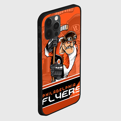 Чехол iPhone 12 Pro Philadelphia Flyers / 3D-Черный – фото 2