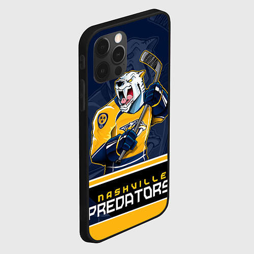 Чехол iPhone 12 Pro Nashville Predators / 3D-Черный – фото 2