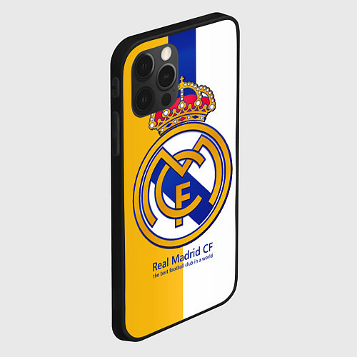 Чехол iPhone 12 Pro Real Madrid CF / 3D-Черный – фото 2