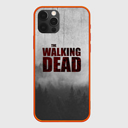 Чехол для iPhone 12 Pro The Walking Dead, цвет: 3D-красный