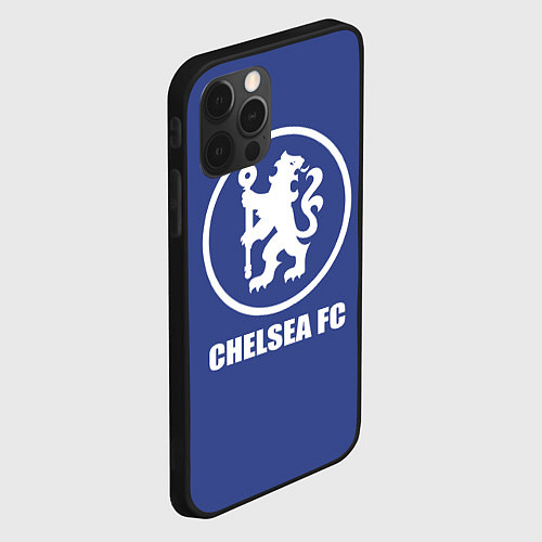 Чехол iPhone 12 Pro Chelsea FC / 3D-Черный – фото 2