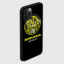 Чехол для iPhone 12 Pro Borussia Dortmund, цвет: 3D-черный — фото 2