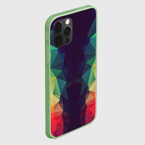 Чехол iPhone 12 Pro Grazy Poly VPPDGryphon / 3D-Салатовый – фото 2