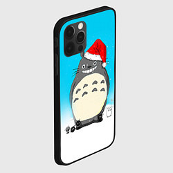 Чехол для iPhone 12 Pro Тоторо под снегом, цвет: 3D-черный — фото 2