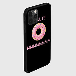 Чехол для iPhone 12 Pro Donuts, цвет: 3D-черный — фото 2