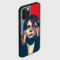Чехол для iPhone 12 Pro Kurt Cobain, цвет: 3D-черный — фото 2