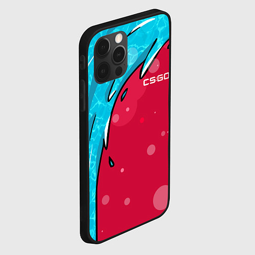 Чехол iPhone 12 Pro Water Elemental - Дух воды / 3D-Черный – фото 2