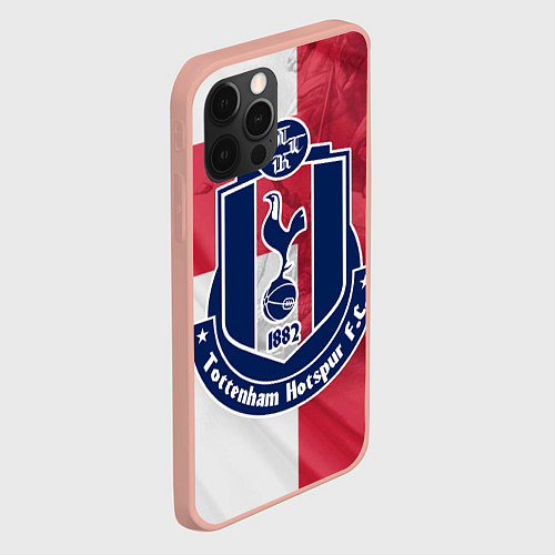 Чехол iPhone 12 Pro Tottenham Hotspur FC / 3D-Светло-розовый – фото 2